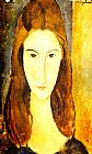 Amedeo Modigliani Portrait of Jeanne Hebuterne 2 painting